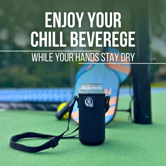 Skinny with strap Can Cooler